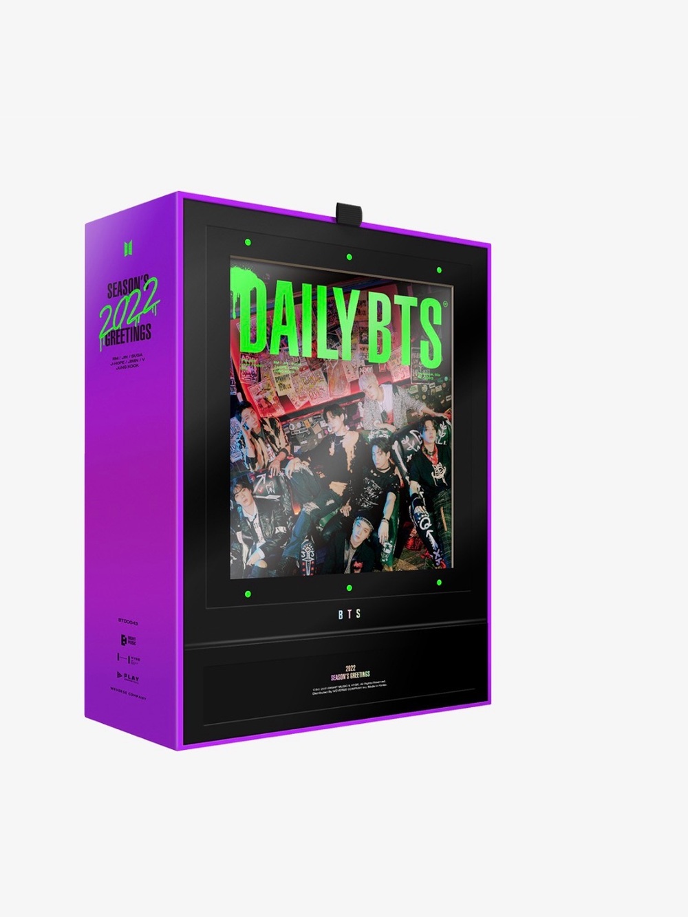 Sealed - BTS  2022 Season's Greetings Purple Collector Box